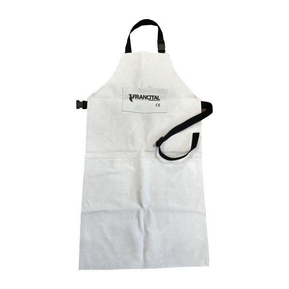 TABLIER CUIR DEBROUSSAILLAGE